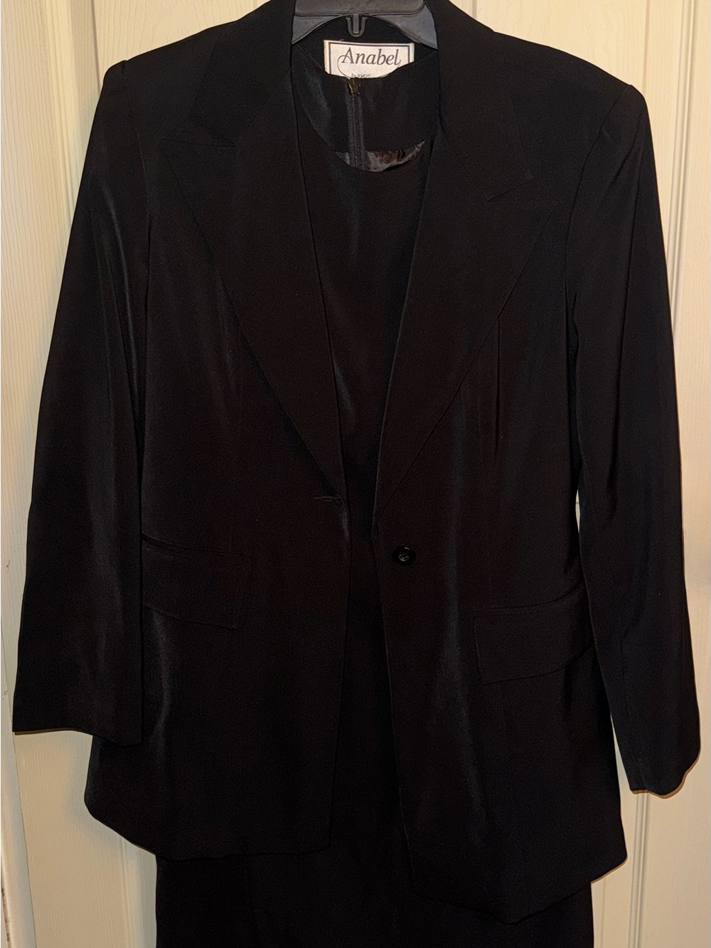 Anabel Black Single-Button Women's Blazer